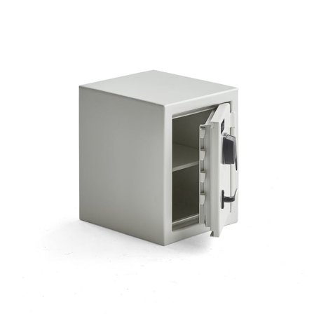 Sicherheitsschrank CONTAIN, Codeschloss, 450 x 350 x 400 mm, weiß