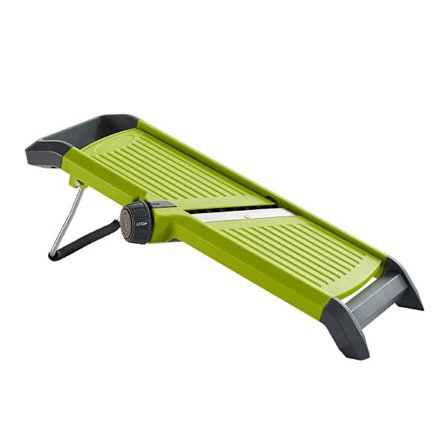 Professionel rustfri mandolin multifunktionel køkkenmandolin med justerbar skivetykkelse - Xin