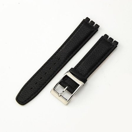 Aito nahkaranneke Swatch-kelloihin YCS YAS YGS rannekoru 17mm kovera liitäntä LGL