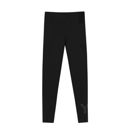 Y-3, Leggings Zwart, Dames, Maat:S,elastaan