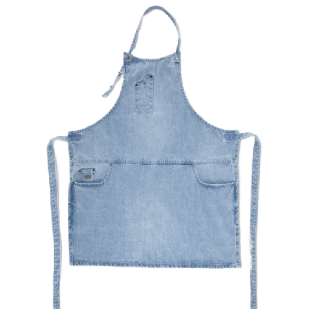 Dutchdeluxes Förkläde Slim Fit 66x68cm Förkläden Unisex Blå ONESIZE