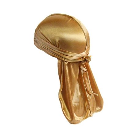 Mordely Bandana Silk Durag GULD