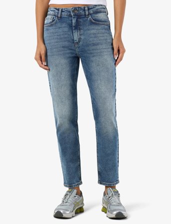 NOISY MAY Nmmoni Hw Straght Ank Jeans Az221Db Noos - Blue - 32 x 32