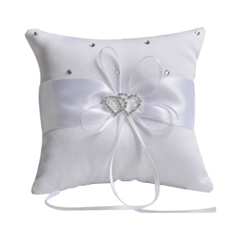 Ringbærerpute Bånd Sløyfe Ringpute 1-15X15CM