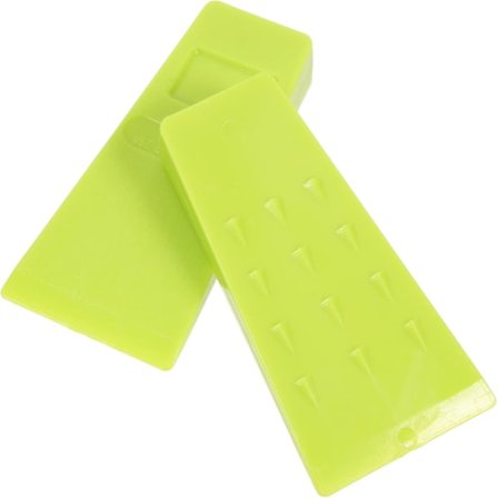 Træfældningskiler Sæt med 2 5 Tommer Skovhuggerkile Spidse Fældningskiler til Træskæring Motorsavsartikler