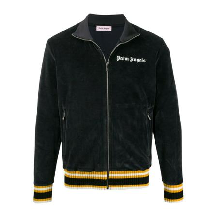 Palm Angels Sportswear Zipped Jakke Sort, Herre