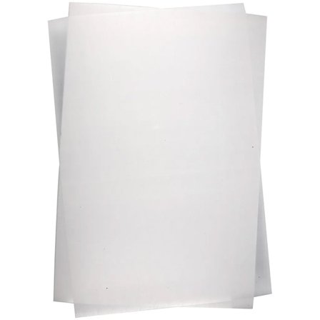 Creativ Company Plastikschrumpfplatten 10 Blätter Matt transparent 20x30 cm