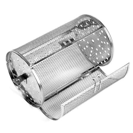 TG Stål Roterande Grill Bakning Cage Grill Roaster Trumma Ugnskorg För ugn Kaffebönor Jordnötsbur