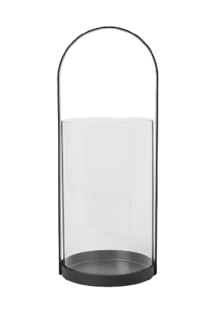 Åhléns Home Ljuslykta för blockljus Dekoration Svart ONESIZE