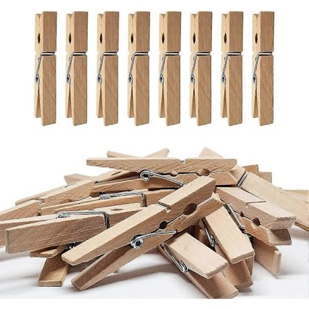 Klädnypor Kraftiga Utomhus med, Träklädnypor för Hantverk och Hängande Kläder på Kläder