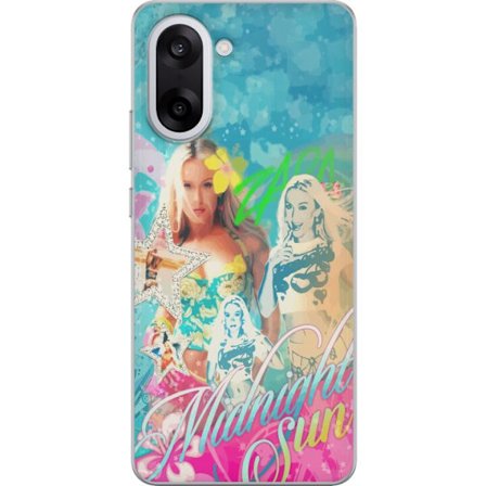 Kompatibel Mobilcover til OnePlus Nord CE5 Eventyrverden med Steve, Creeper og dyr i farverig blokgrafik