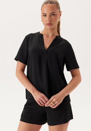 BUBBLEROOM - V-neck Blouse - S