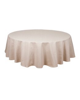 Duk Vide Resirkulert Bomull Ø160 cm Lyserosa
