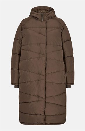 Soyaconcept - Frakke med quiltet design i kakigrøn til damer i størrelse S (38) - Cellbes