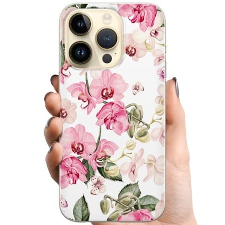 Kompatibelt Mobilskal till Apple Apple iPhone 15 Pro Rosa blommor