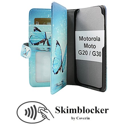 Skimblocker XL Designwallet Motorola Moto G20 / Moto G30