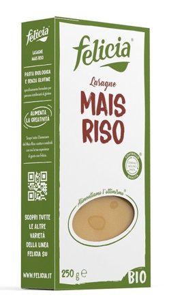 Felicia Pasta Biologica Mais/riso Lasagne 250 g