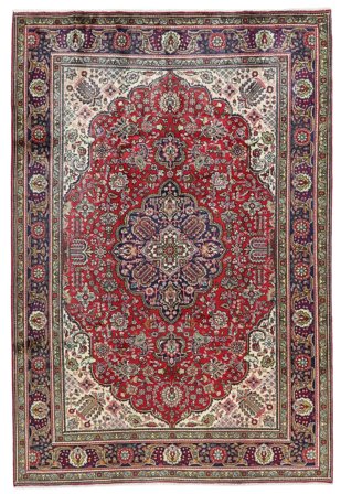 Alfombra Tabriz 199X292 (Lana, Persia)