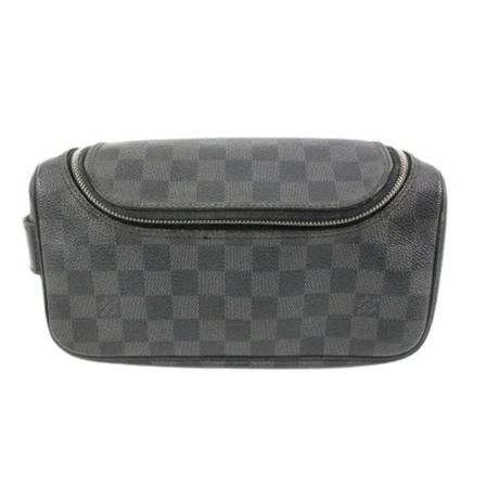 Louis Vuitton Vintage, Pre-owned Canvas louis-vuitton-bags Zwart, Dames, Maat:ONE Size