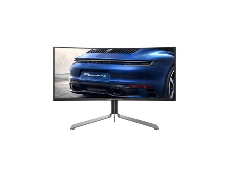 AOC C AGON PRO PD34 Porsche Design - OLED monitor - gaming - curved - USB - 34" - 3440 x 1440 WQHD @ 240 Hz - 1000 cd/m² - 15000000:1 - DisplayHDR 400
