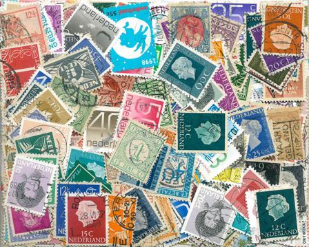 Holland - 395 forskellige stemplede frimærker