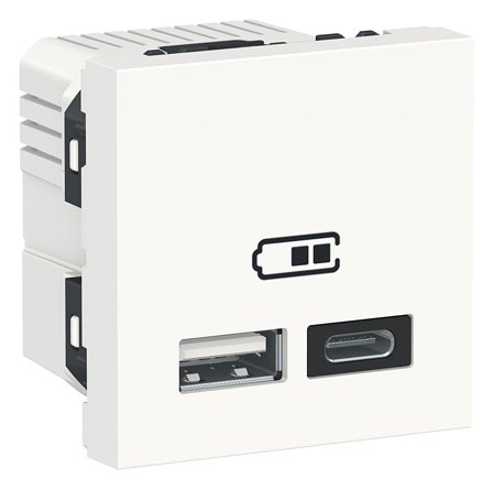 Schneider Electric NU301818 USB-lader A+C, Installasjonsmaterial
