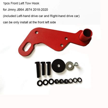 Före eller höger dragkrok, återställningspunkter för Suzuki Jimny JB64 JB74 2018 2019 2020, Delar ur bilen