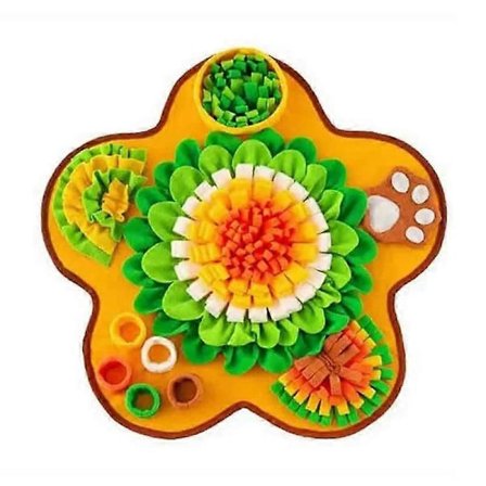 Snusematte for hund, multifunksjonell fôringsmatte for hund, mot kjedsomhet for hund med valpe-is, hundespill, godbitdispenser