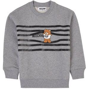 Moschino Branded Jumper Grey Melange 5 Years - Jumpers and knitwear - 5 years - Grey