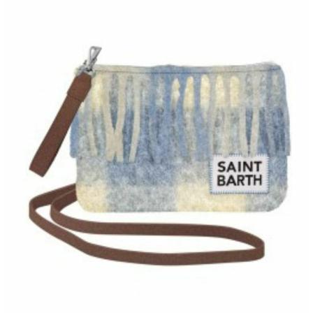 Saint Barth, Shoulder Bags Blauw, Dames, Maat:ONE Size
