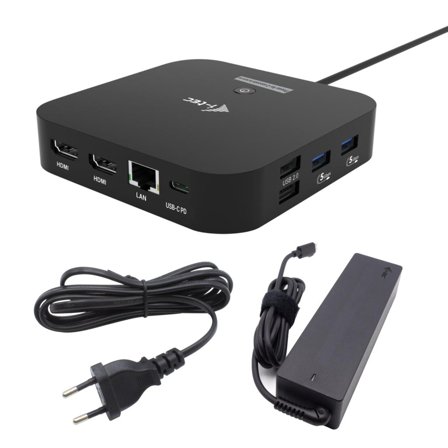 I-TEC USB-C 2X HDMI DOCK 100W PD 100W + CHARGER 100W ACCS