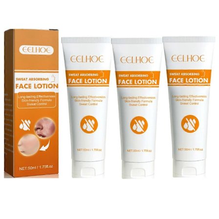Ansikts Anti-Perspirant Anti Svette Panne Hodebunn Og Fet Ansiktskontroll Svetteabsorberende Ansiktskrem Hudvennlig Formel 50ml