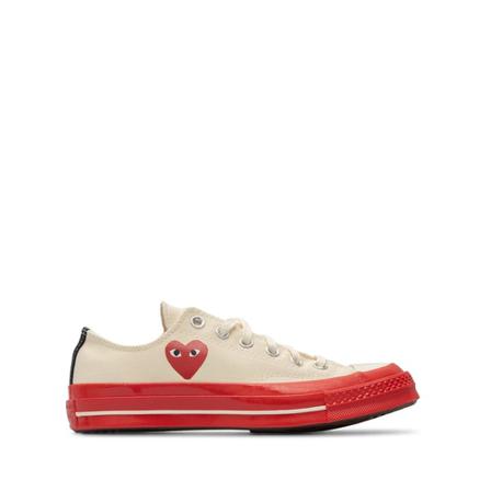 Comme des Garçons Sneakers , Wit , Dames , Maat: 37 EU