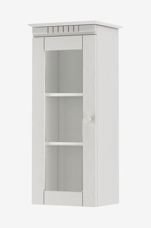 Loft24 - Vægskab Cubrix 1 glasdør - Hvid - Skabe - Fra Homeroom