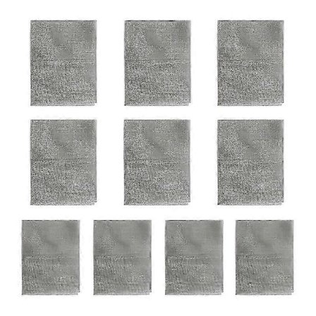 10 Stk. Plast Svejsenet Forstærkende Rustfrit Stål Trådnet Skærm Egnet til Termoplastiske Reparationer, Plast Svejsesæt