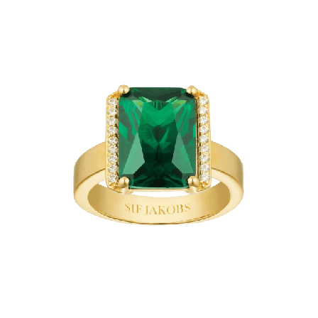 Sif Jakobs Jewellery Ring Roccanova Ringar Dam Grön 56