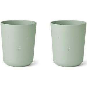 Liewood 2-Pack Rabbit/Dusty Mint Stine Cups One Size - Tableware - One size - Green