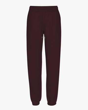 Organic Sweatpants - Oxblood Red - Female - XS