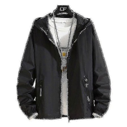 Windbreaker-jacka för män i stora storlekar - Ultralätt, snabbtorkande, solskydd, vattentät (8xl 7xl 6xl) Militär ytterkläder