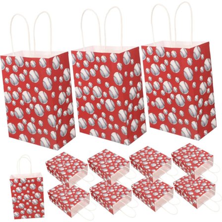 Tennis Godispåsar 12-pack Väska för Kalas Förmån Födelsedag Jul Halloween Godis