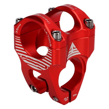 Aluminiumlegering Cykel Frempind 31,8 mm Kort til Racer Mountain Fixed Gear Cykler Rød