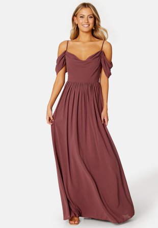 Bubbleroom Occasion Loreen Gown Old rose Klær