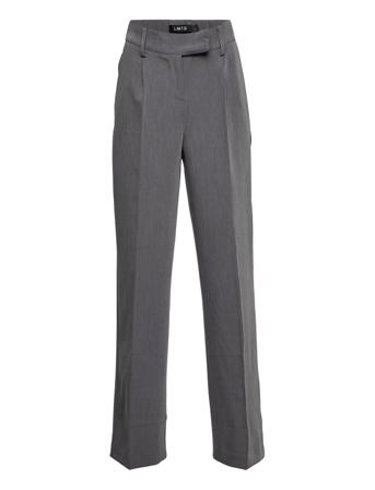 Nlfregina Hw Wide Pant Bukser Grå LMTD