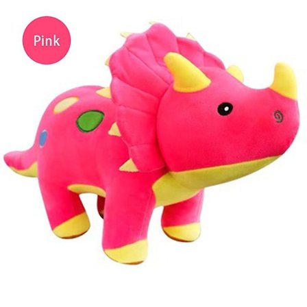 40cm Kreativ Plysj Myk Triceratops Plysjleke Dinosaurdukke Kosedyrgaver (FMY)