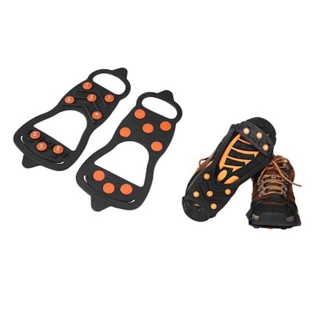 1-Par Hållbara Elastiska Halkskydd / Broddar