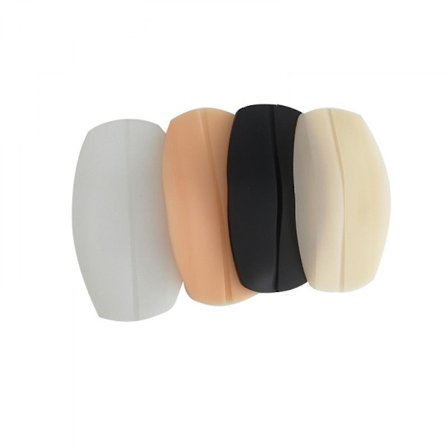 4 par silikone bh-strop puder holder skridsikker bøjelige skulderbeskyttere puder lindrer skulder ubehag (Hold) (FMY)