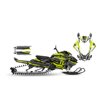 SweTown Dekalkit Igor-Lime - Lynx Xtrim RE 3500 850 E-Tec 2018-2020