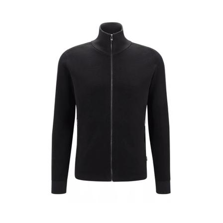 Hugo Boss, Knitwear Czarny, Mężczyzna, Rozmiar: XL