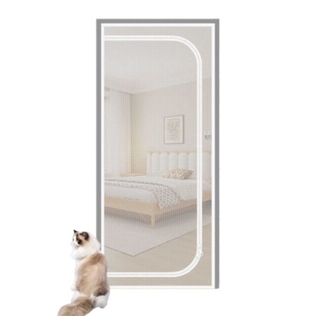 Vahvistettu kissanluukun suoja - kestävä, hengittävä ja hyönteiskarkote, naarmuuntumaton ja turvallinen lemmikeille