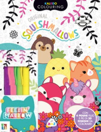 Squishmallows. Caleido colouring. Ediz. illustrata. Con 4 pennarelli